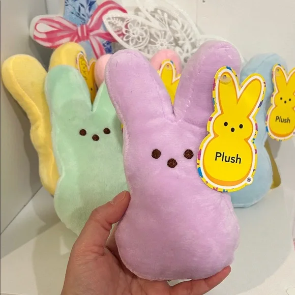 Customizable Pastel Peep Plush Bunny - Choose 1 - Picture 2 of 6